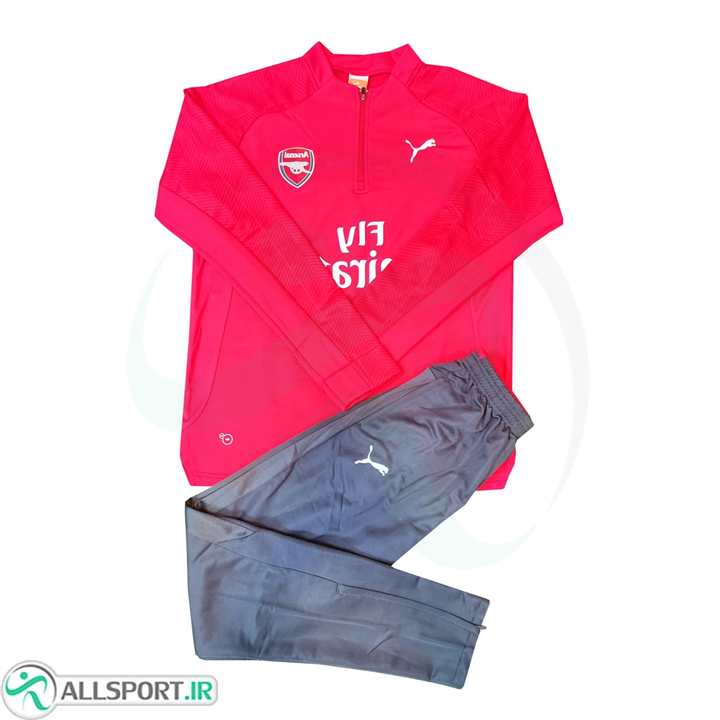 نیم زیپ شلوار ارسنال Arsenal 2017-18 Training Shirt 14 Zip Red